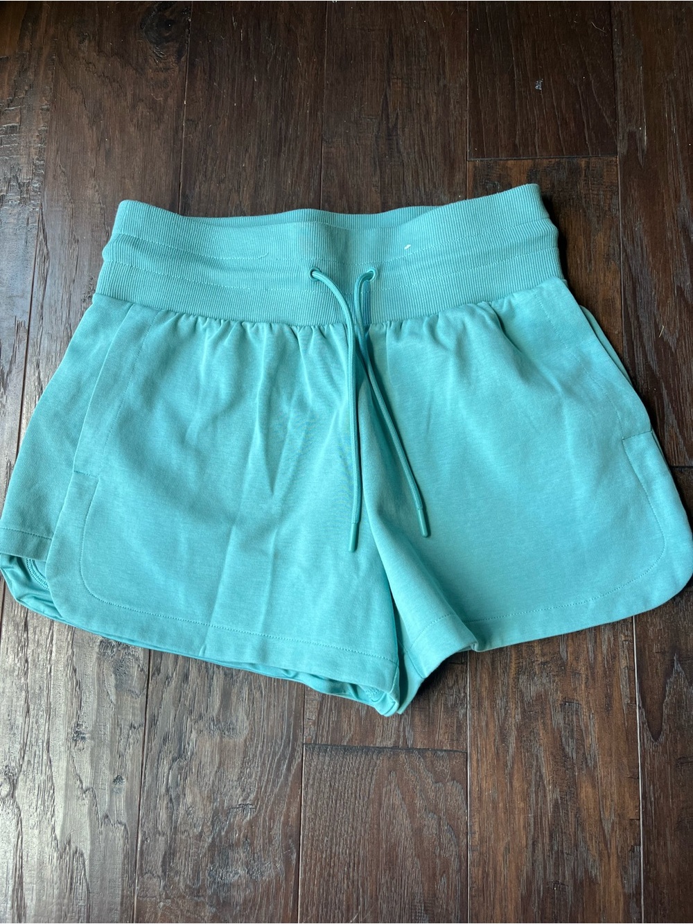 Old Navy Aqua Drawstring Athletic Shorts